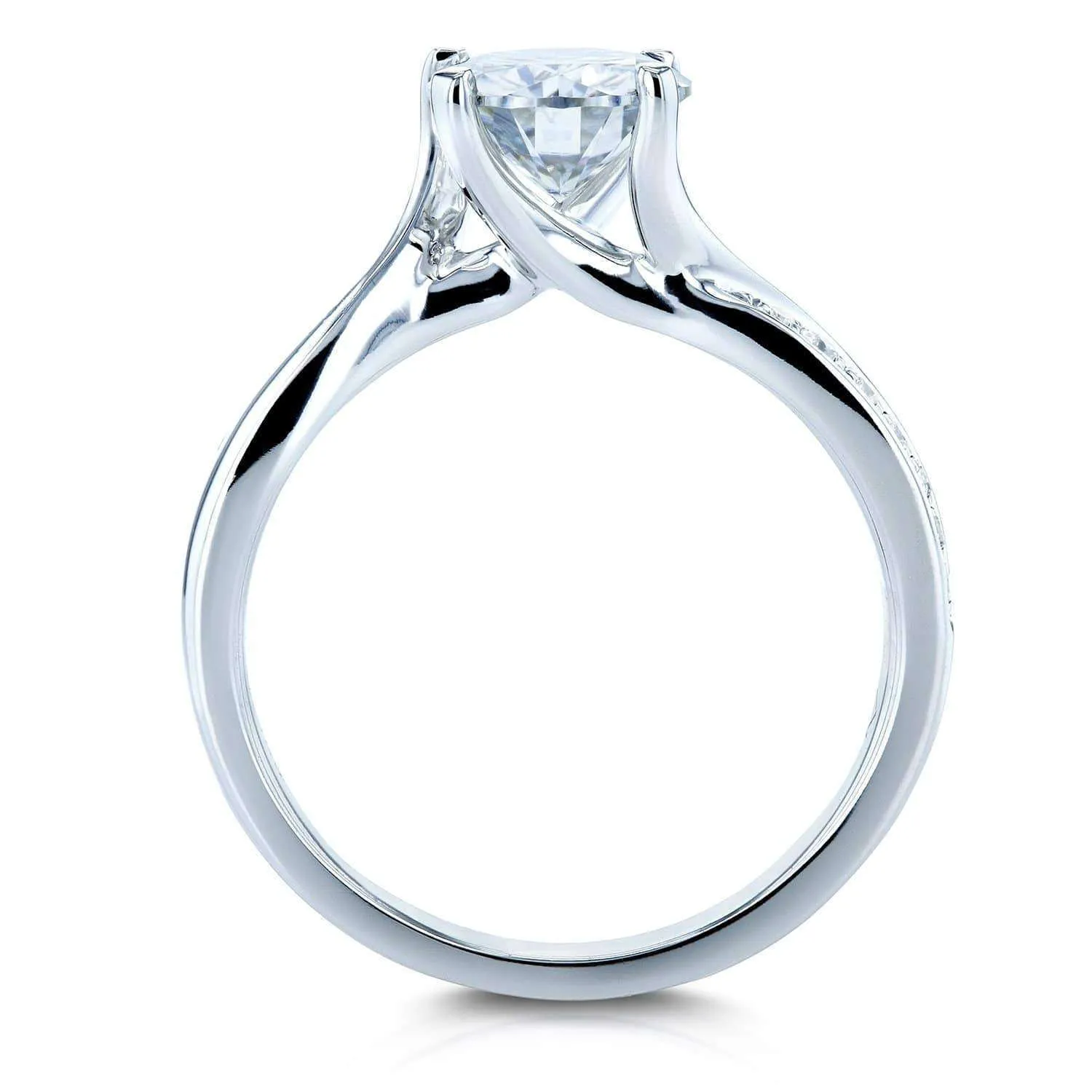 1 Carat Hourglass Ring - Multiple Center Options