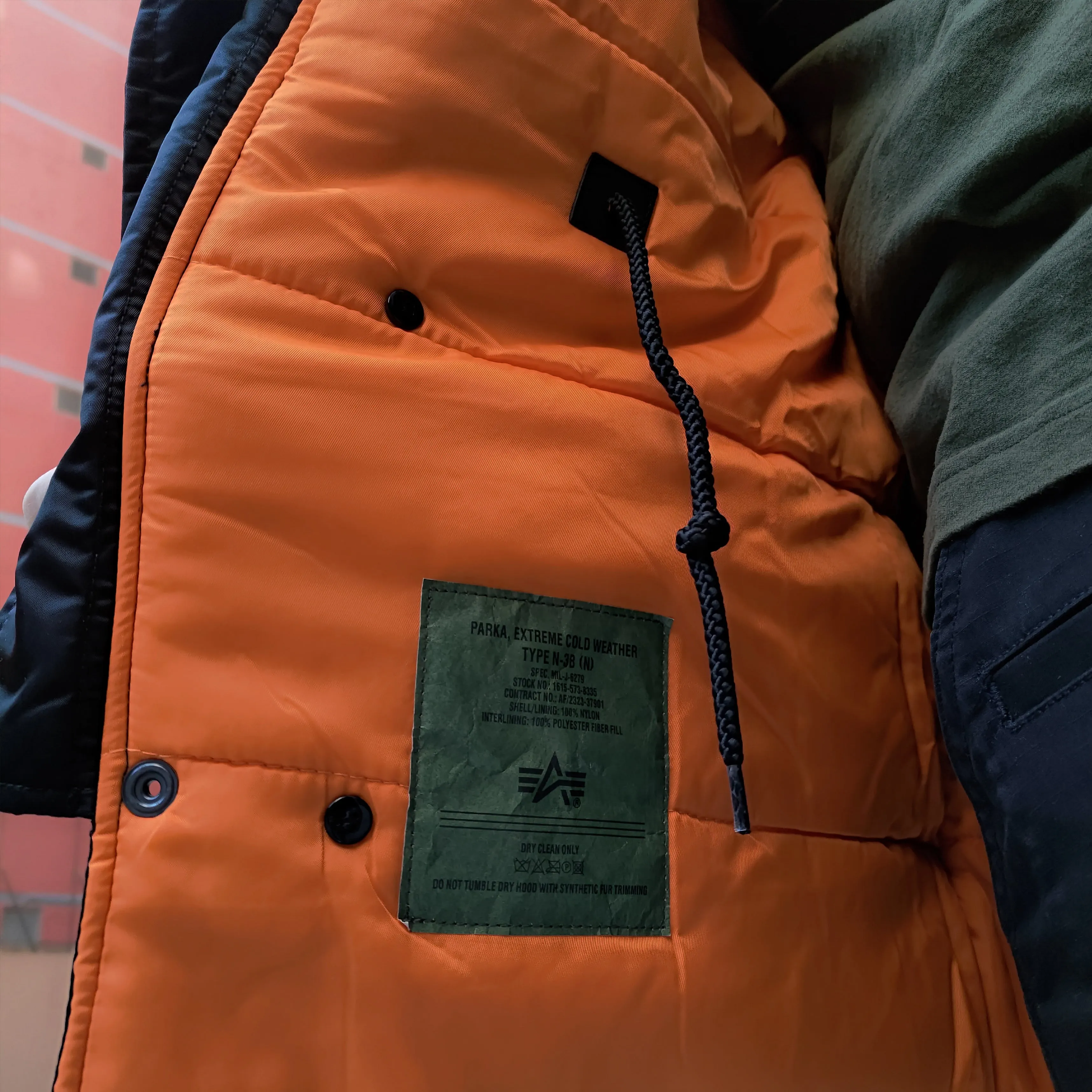 ALPHA SLIM FIT N-3B PARKA