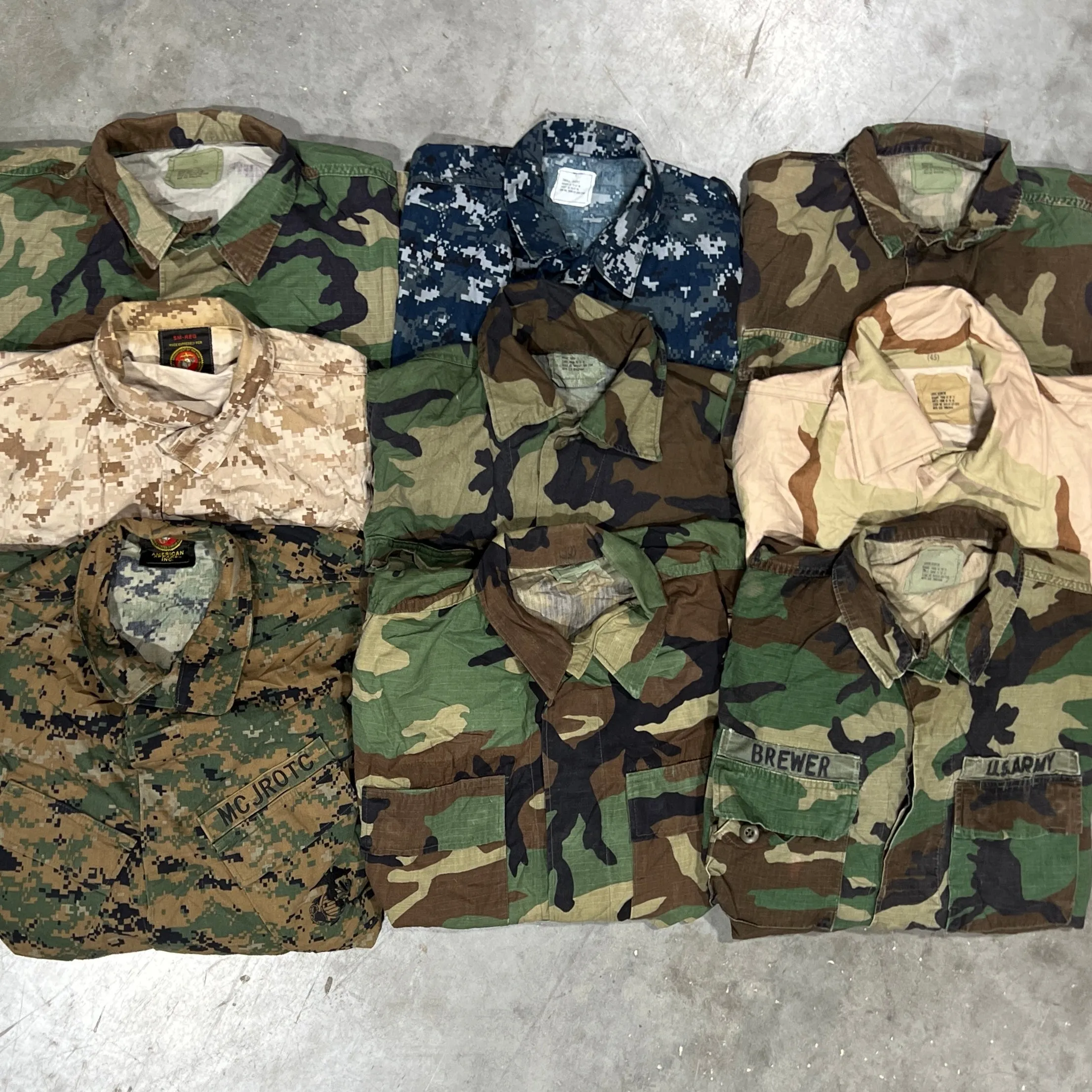 Army Camo Shirts Bale