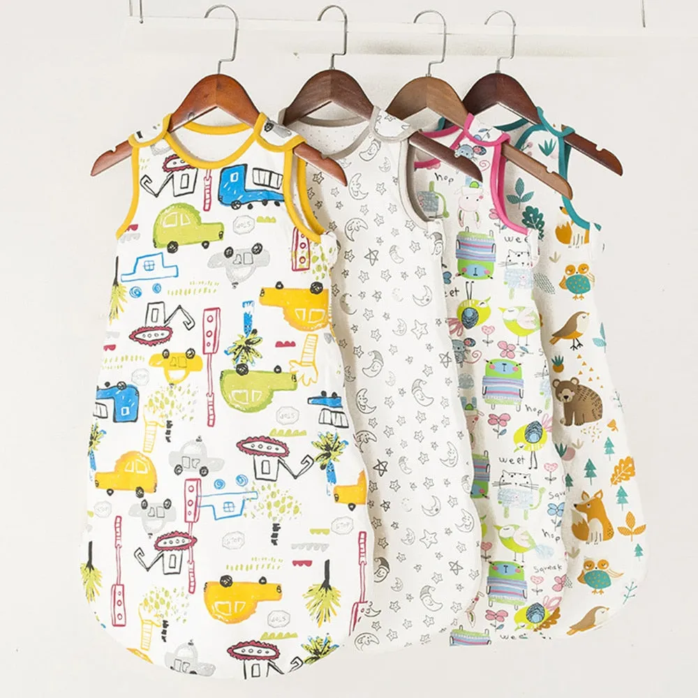 Baby Sleep bag/ Cartoon Printed Sleepwear for 0-2 Yrs