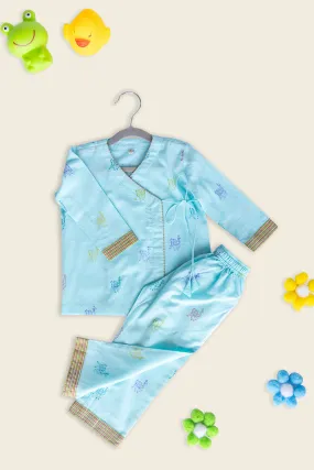 Blue Camel Angrakha Kids Night Suit