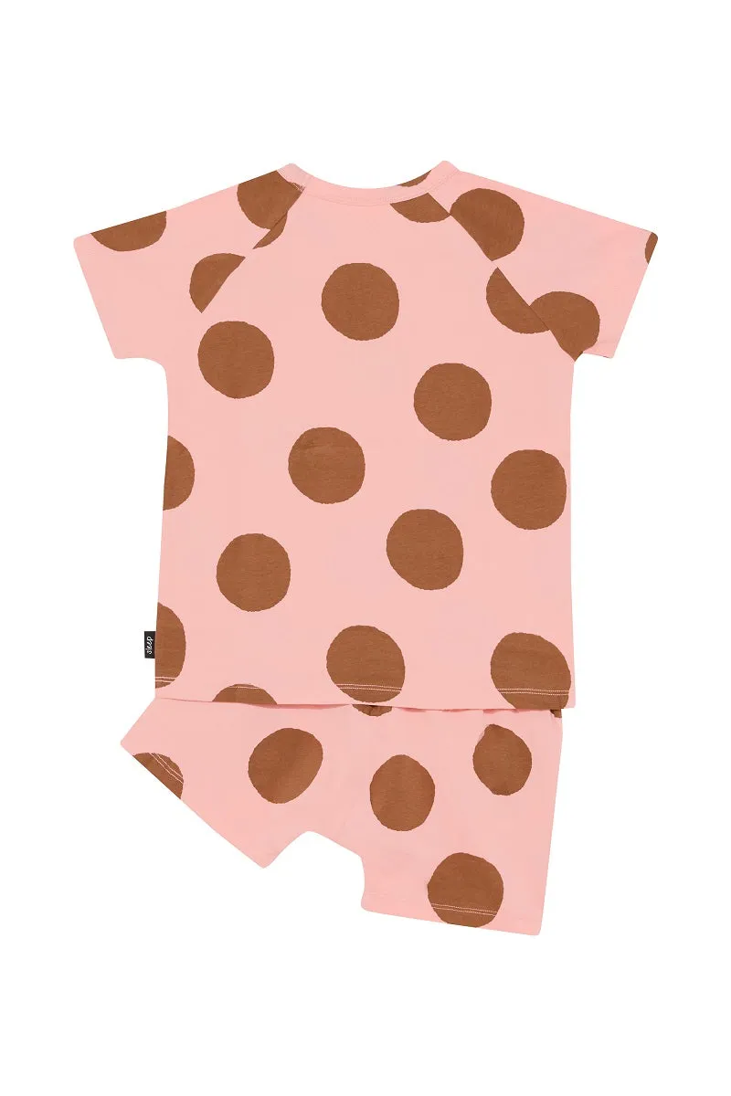 Bonds Kids Tee Sleep Set - Playful Spots Pink