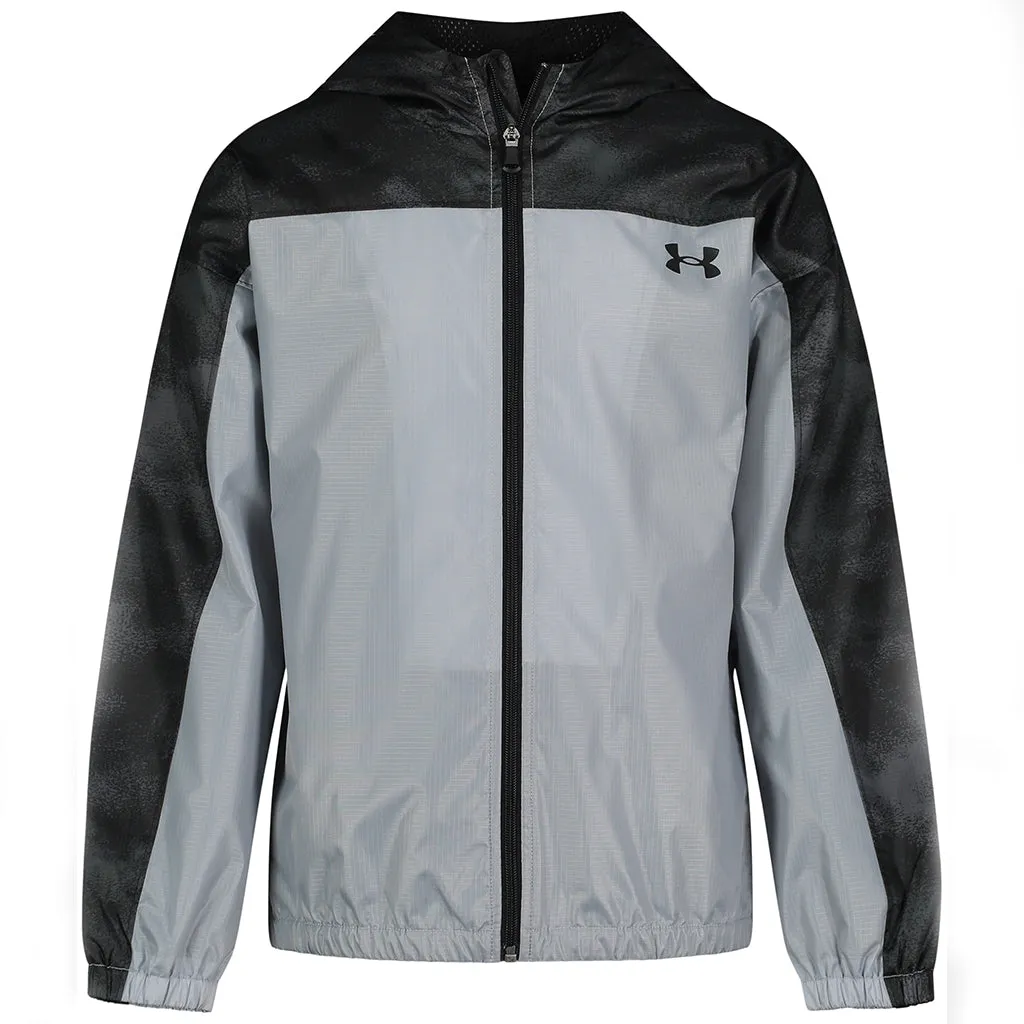 Boy's UA Wintuck Print Wind Breaker