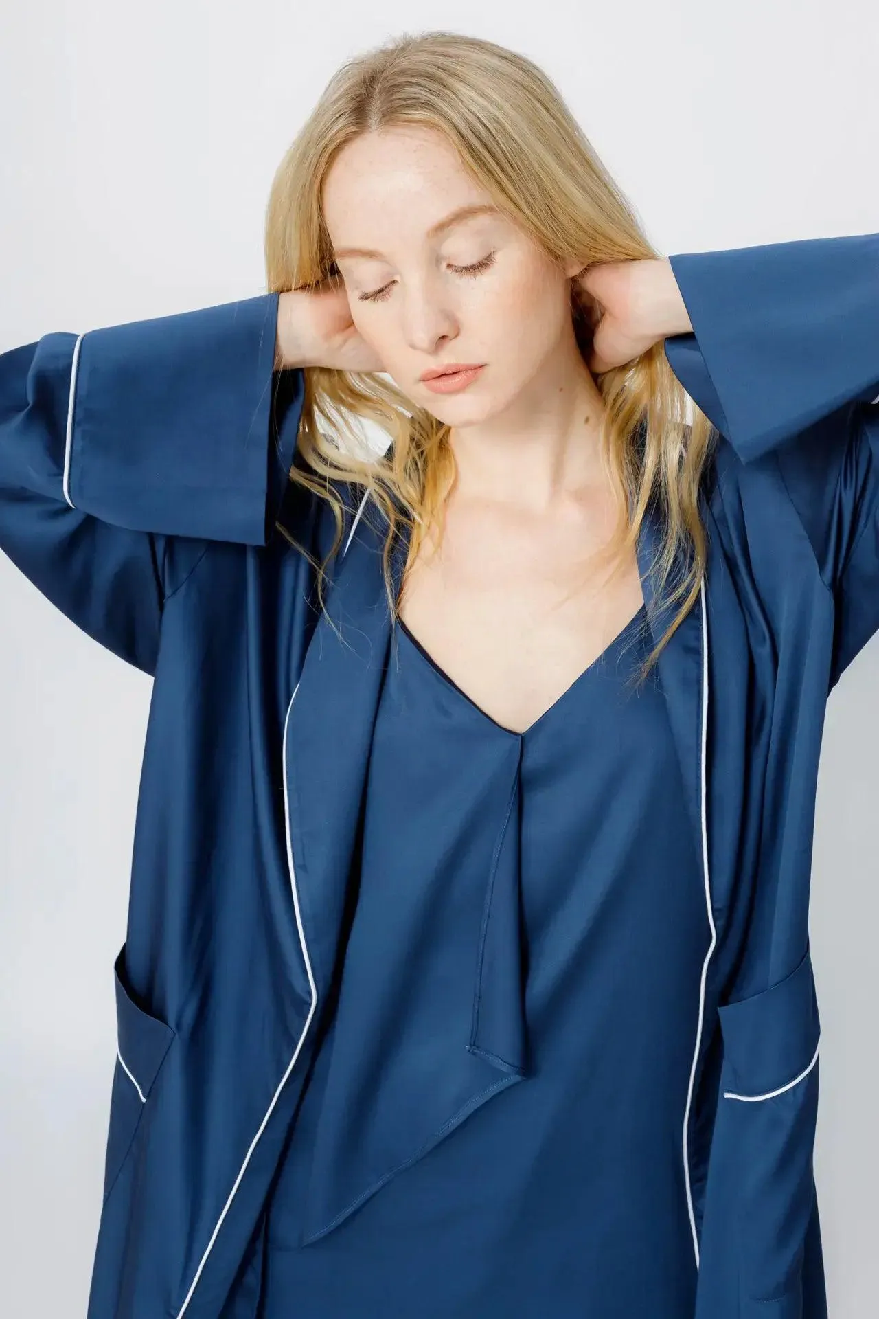 Comfort  Robe Classic Blue