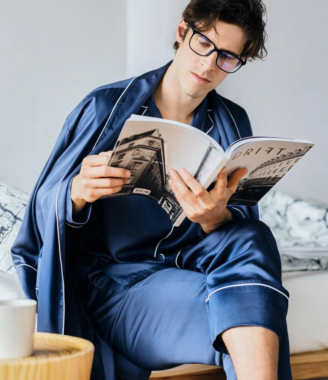 Comfort  Robe Classic Blue