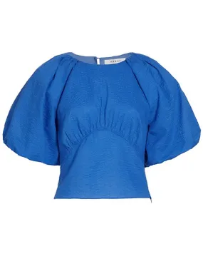 Cornflower Gathered Blouse