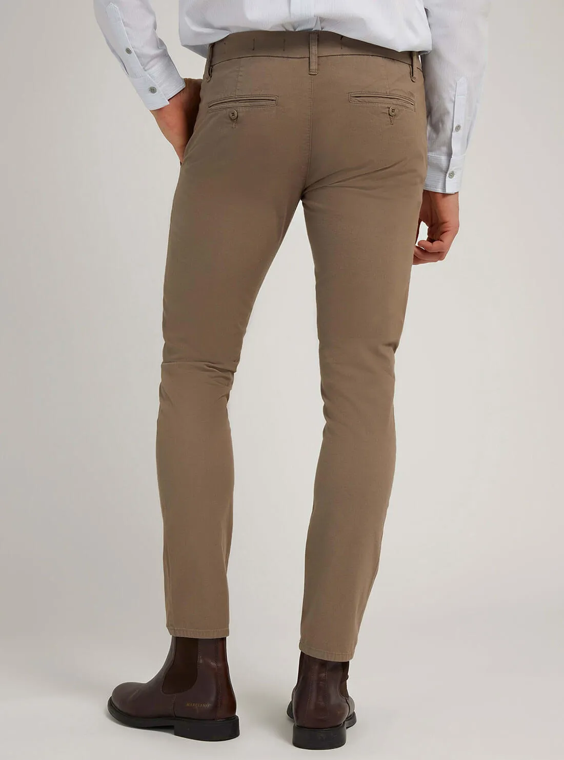 Daniel Skinny Fit Pants in Walnut Brown