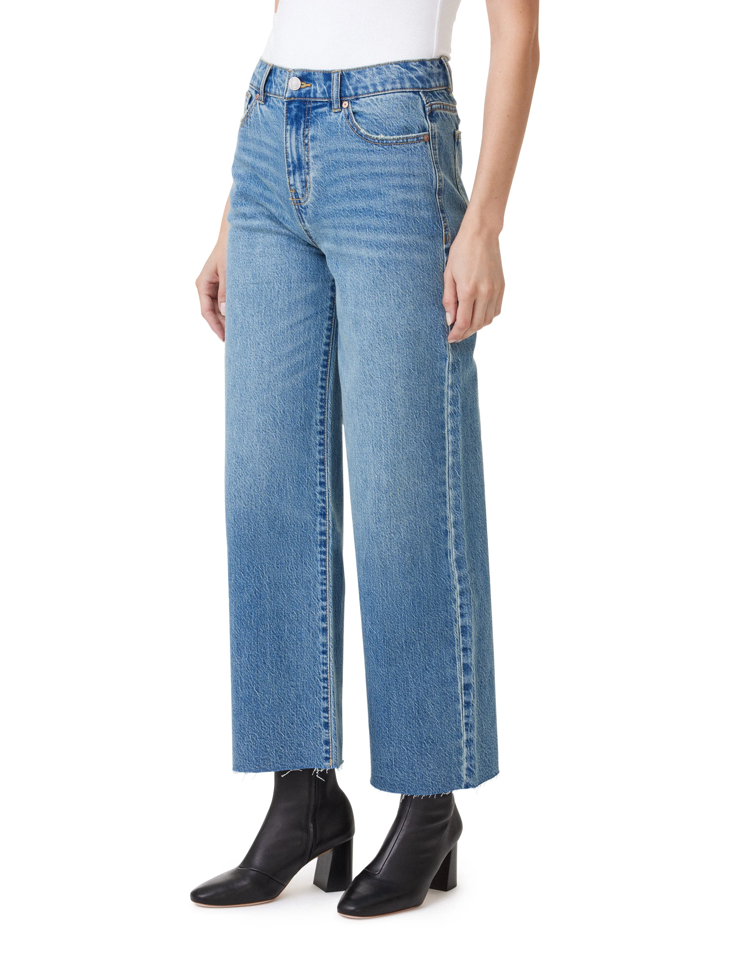 DENVER WIDE LEG CROP JEAN