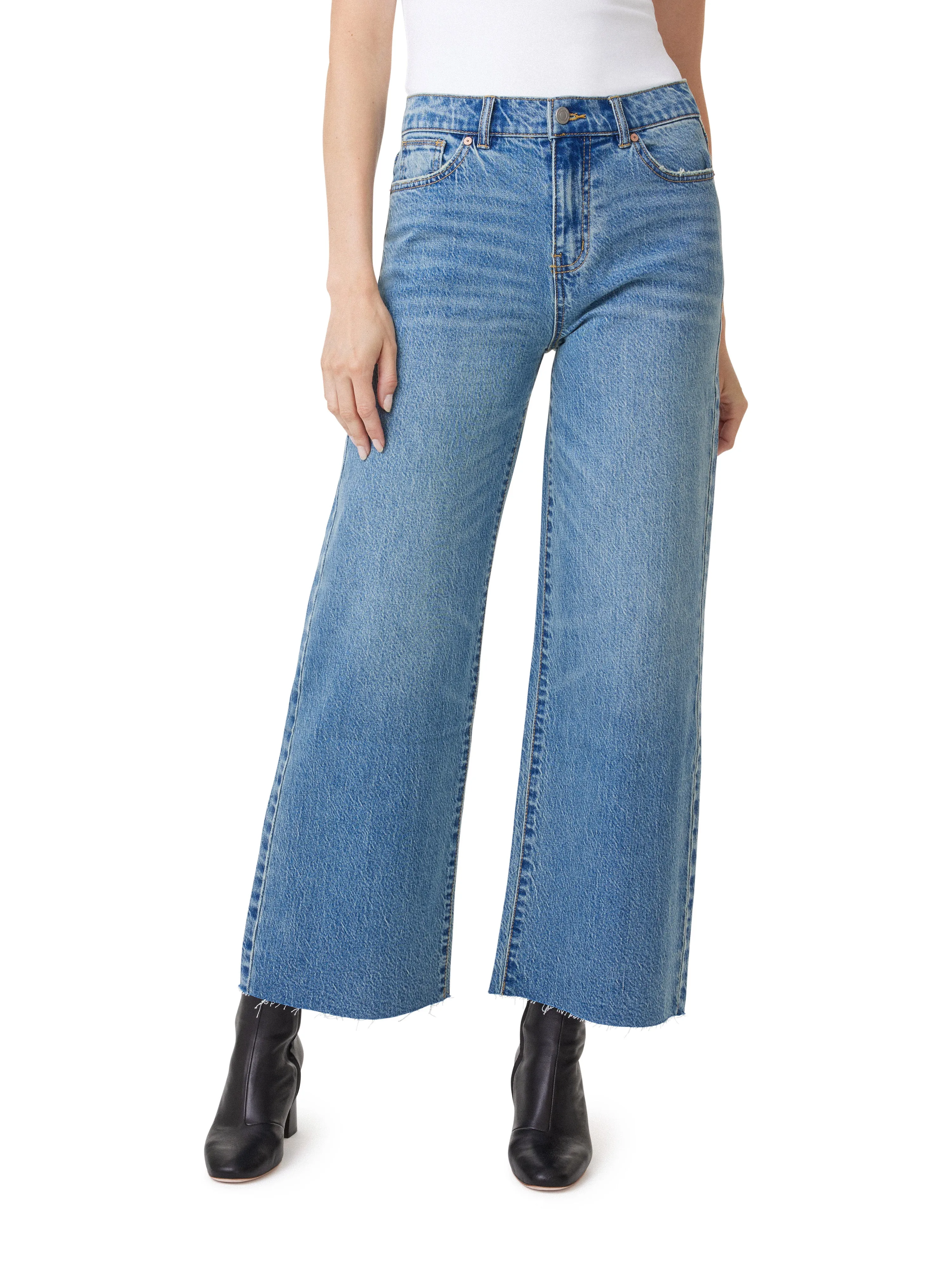 DENVER WIDE LEG CROP JEAN