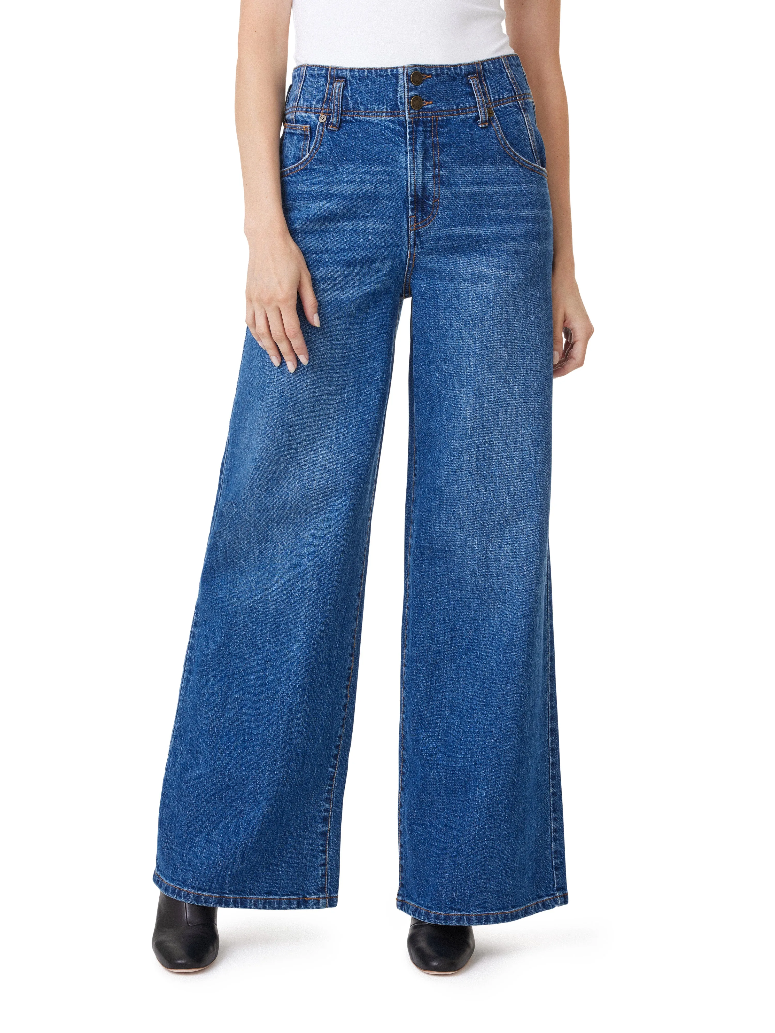 Easton Extended Wide Leg Jeans