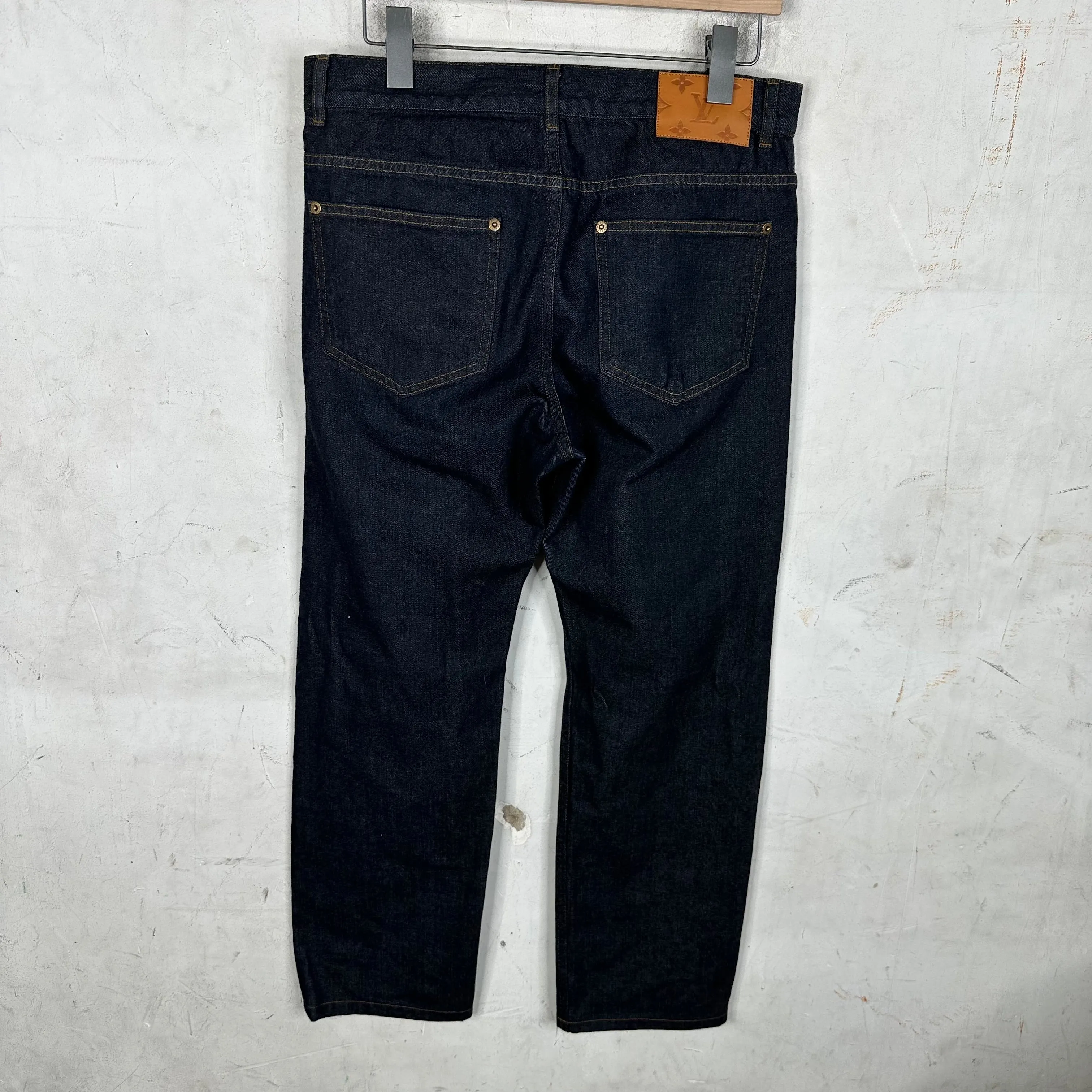 Louis Vuitton Side Logo Indigo Jeans