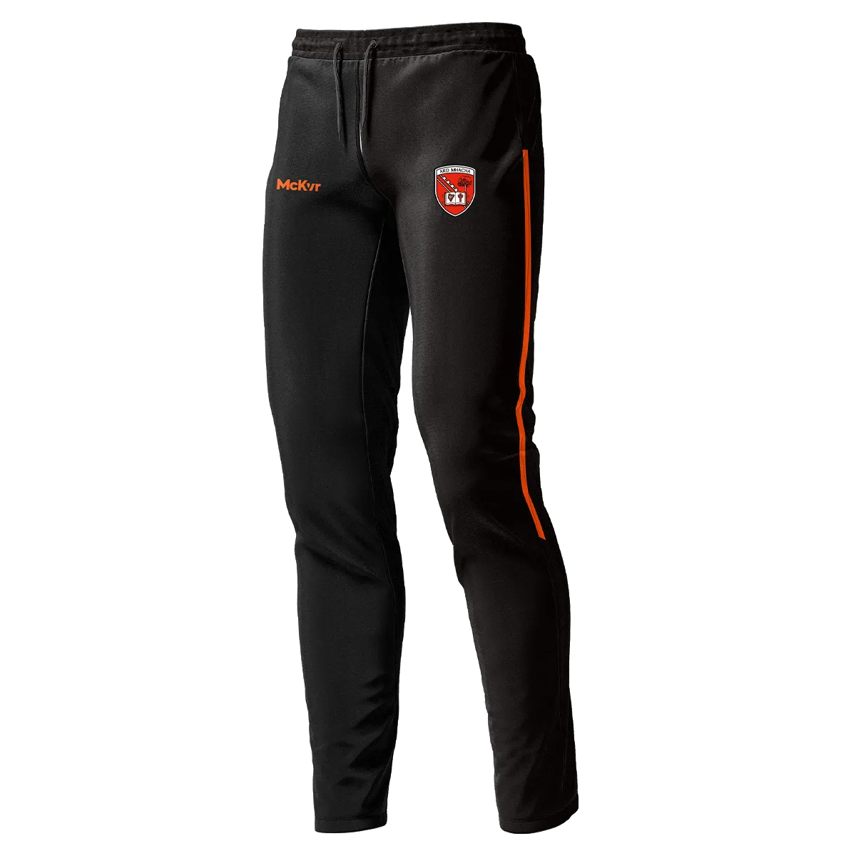 Mc Keever Armagh GAA Official Vital Skinny Pants - Adult - Black/Orange