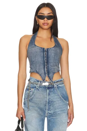 Miaou Dani Vest, Echo Denim