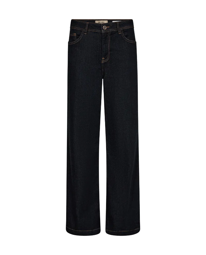 Mos Mosh Dara Deluxe Black Wide Jeans