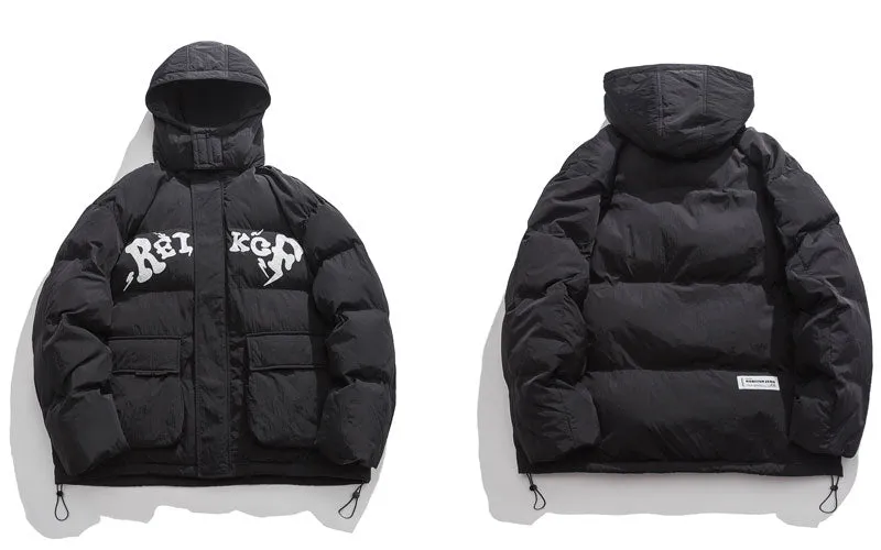 Parkas jackets Thicken Warm Puffer Jacket