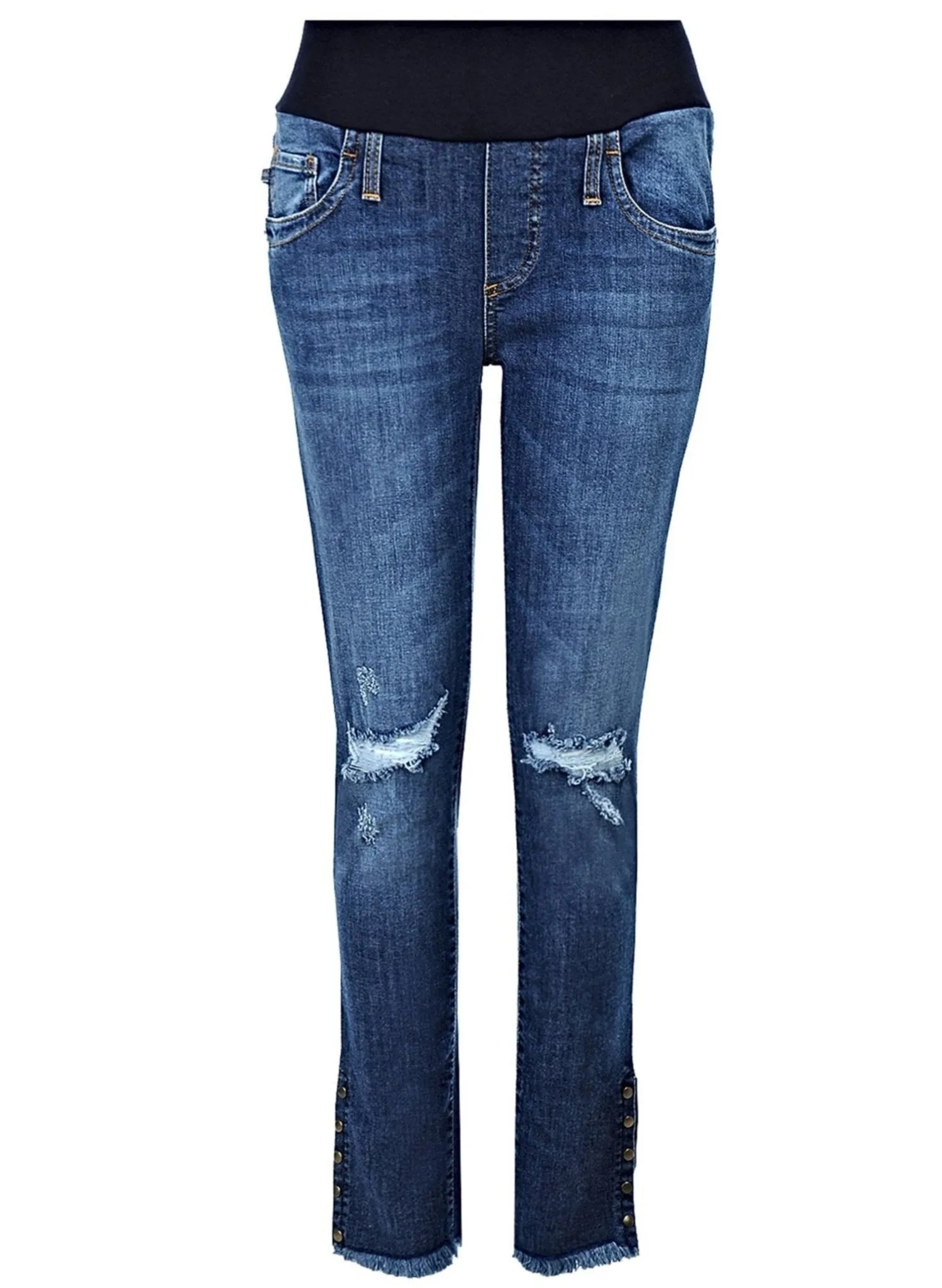 Ronald Maternity Jeans - Medium Stoned Wash