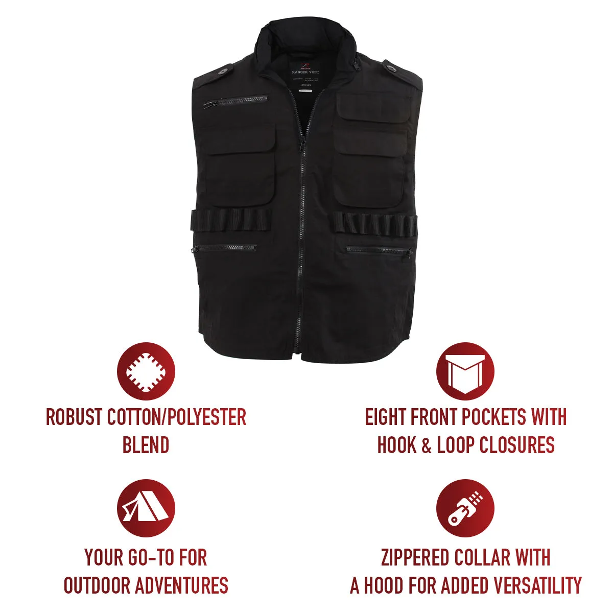 Rothco Ranger Vest / Black