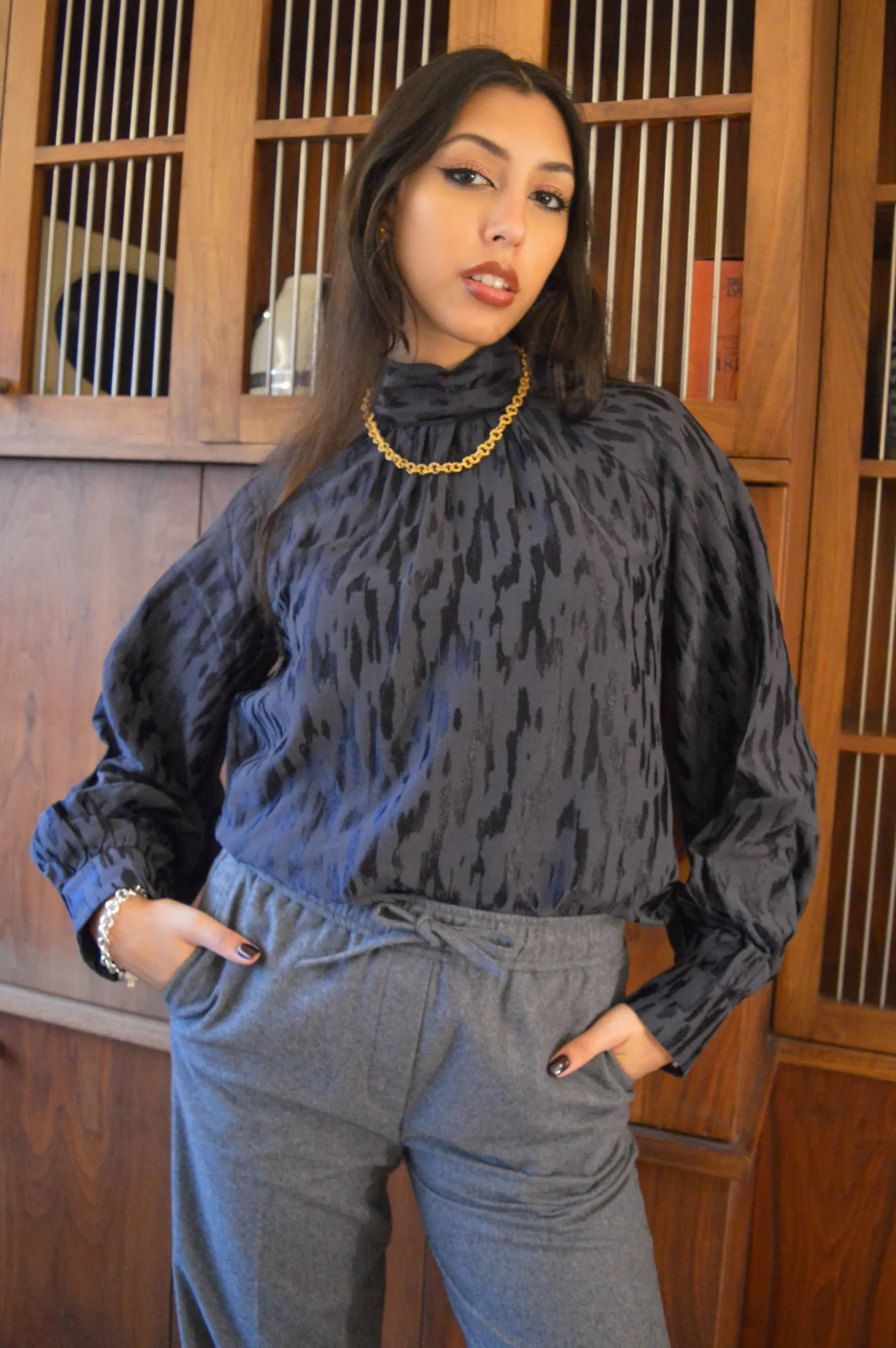 Samsoe & Samsoe Ebbali Inkwell Blouse