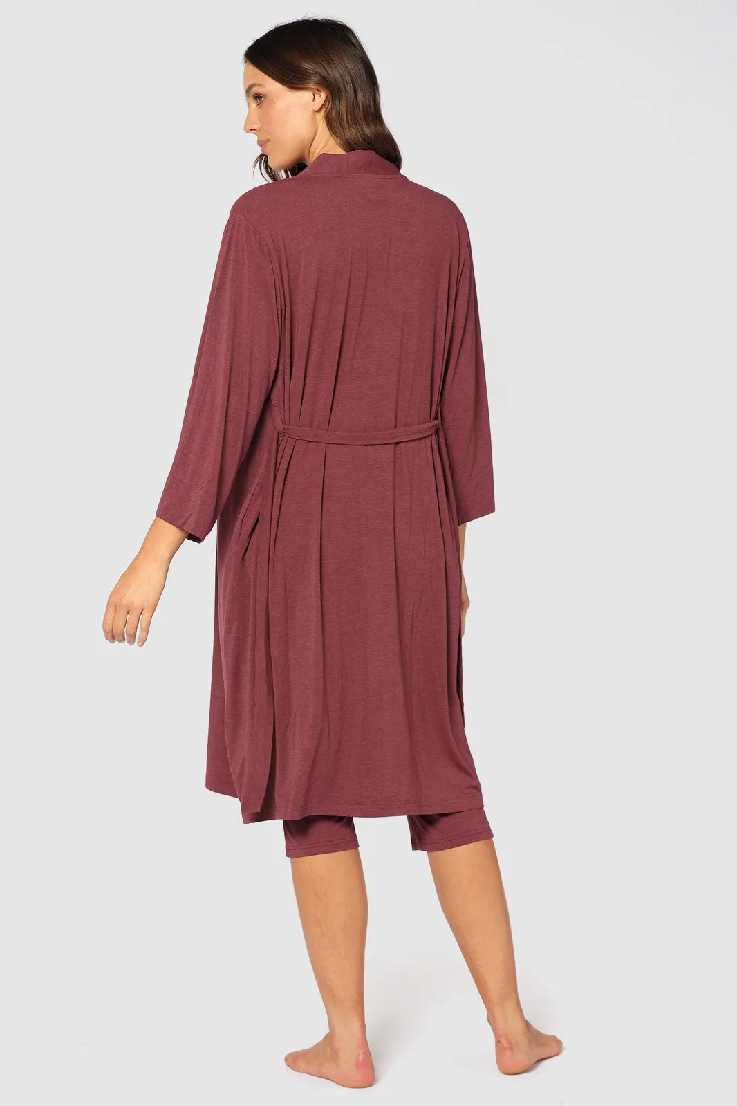 Sleepwear Robe - Burgundy