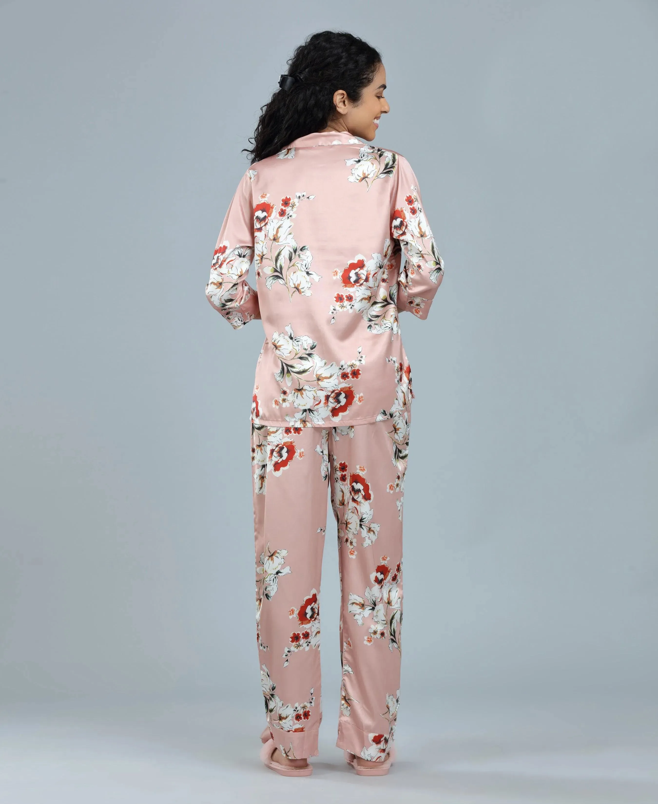 Velure Trendy Fashion Floral Print Night Suit