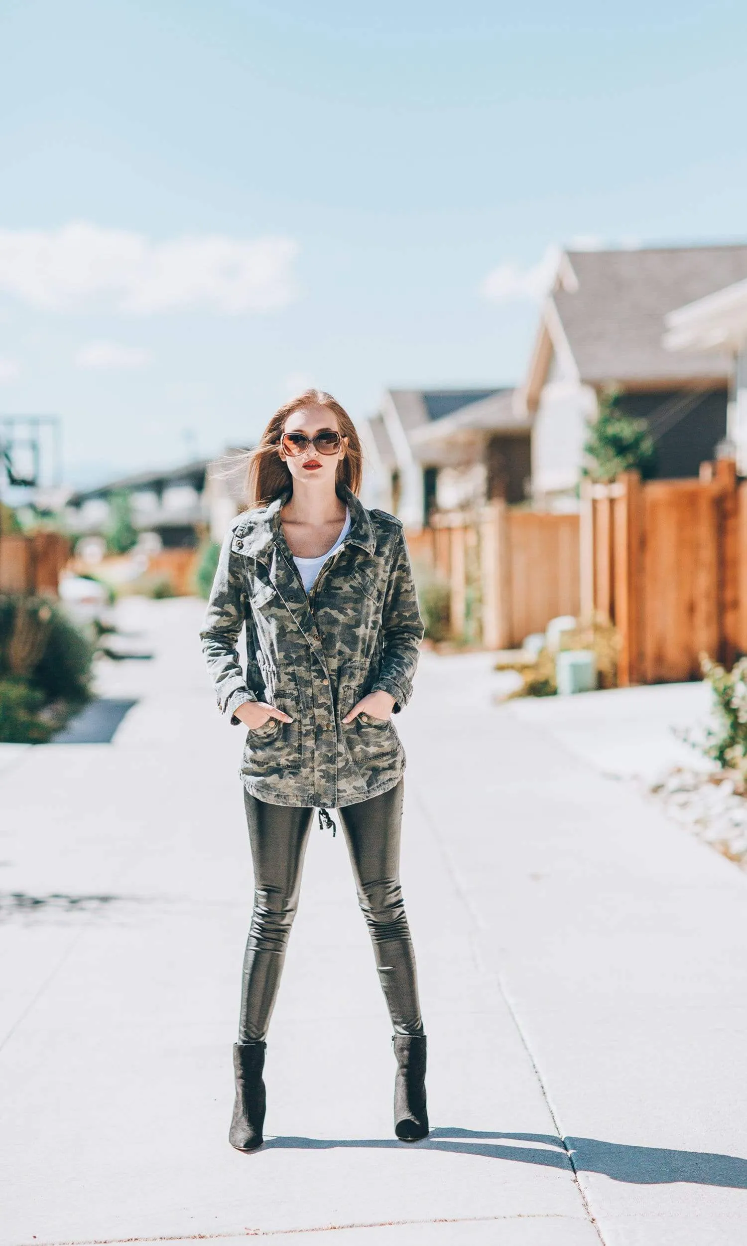 Velvet by Graham & Spencer Irene Camo Army Jacket