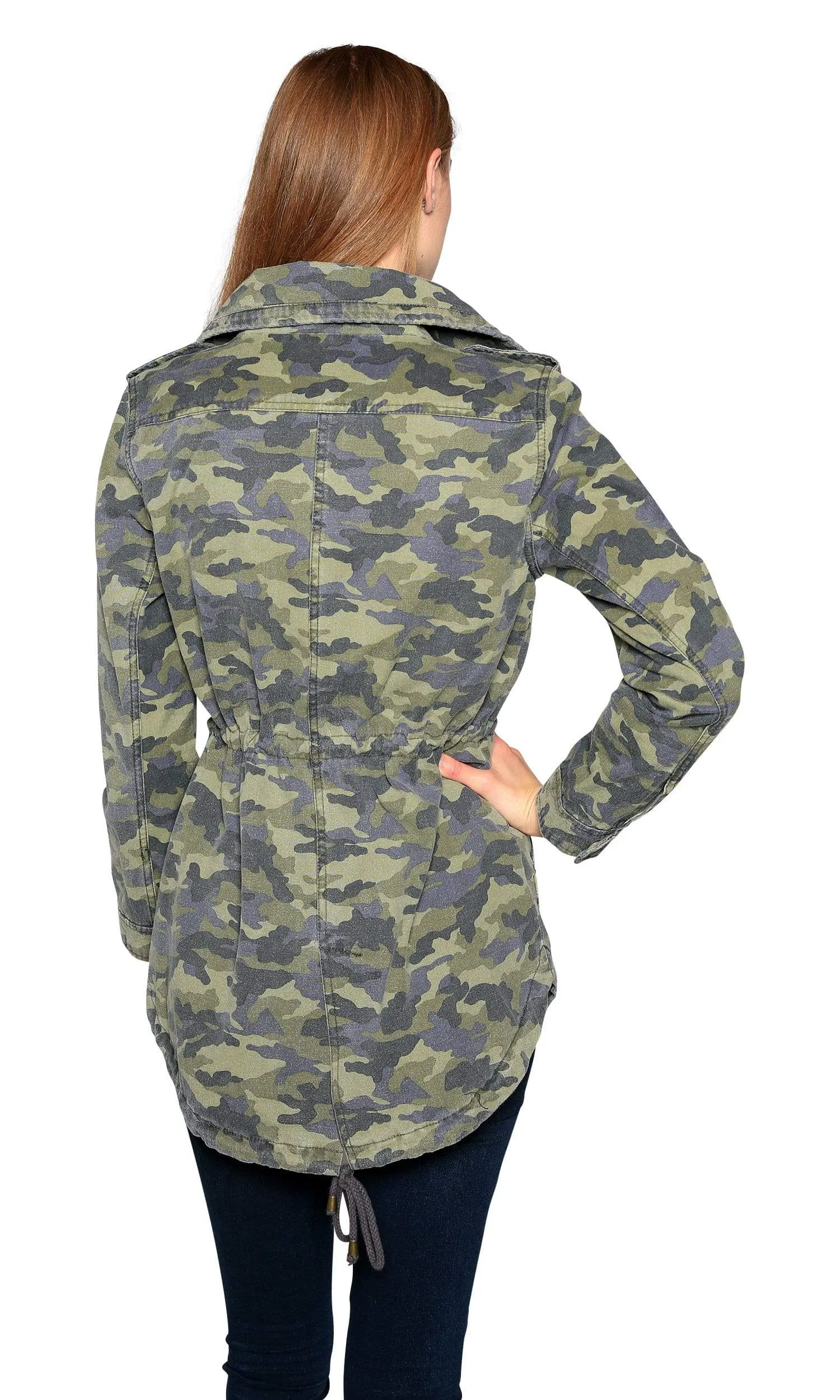 Velvet by Graham & Spencer Irene Camo Army Jacket