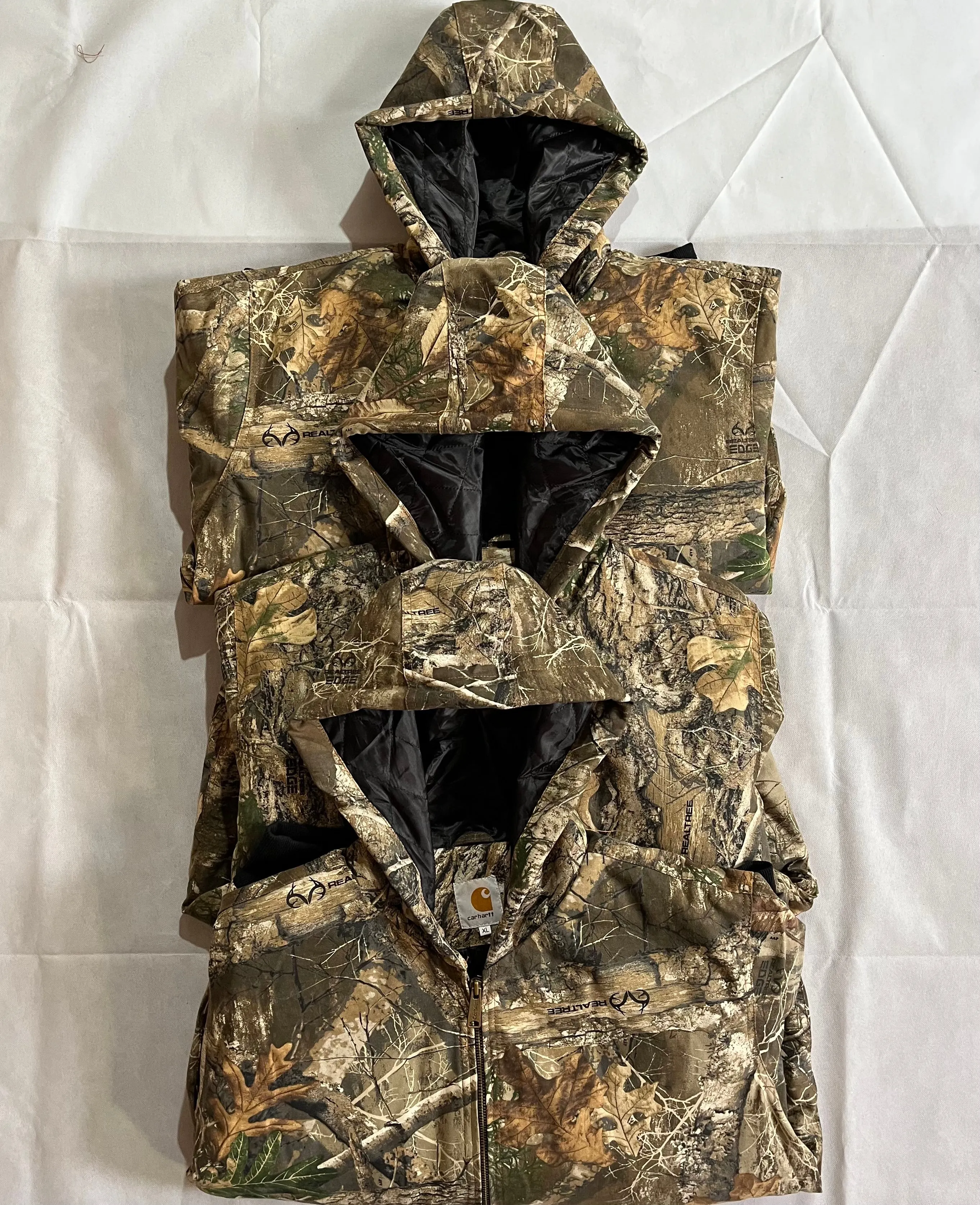 Vintage Carhartt Rework Style Camo Hooded jackets - MOQ 35 pcs