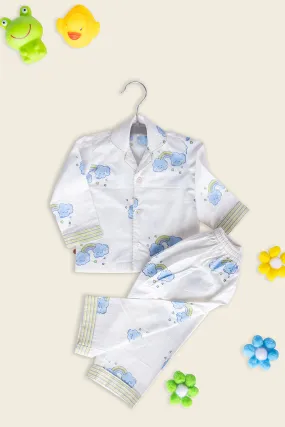 White Clouds Kids Night Suit