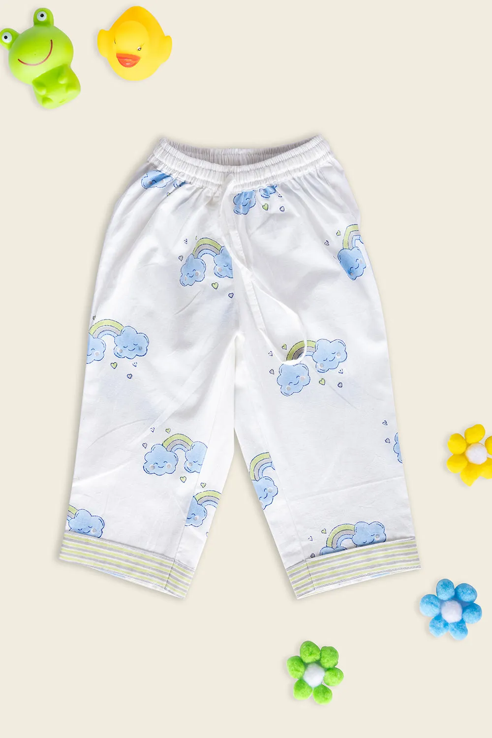 White Clouds Kids Night Suit