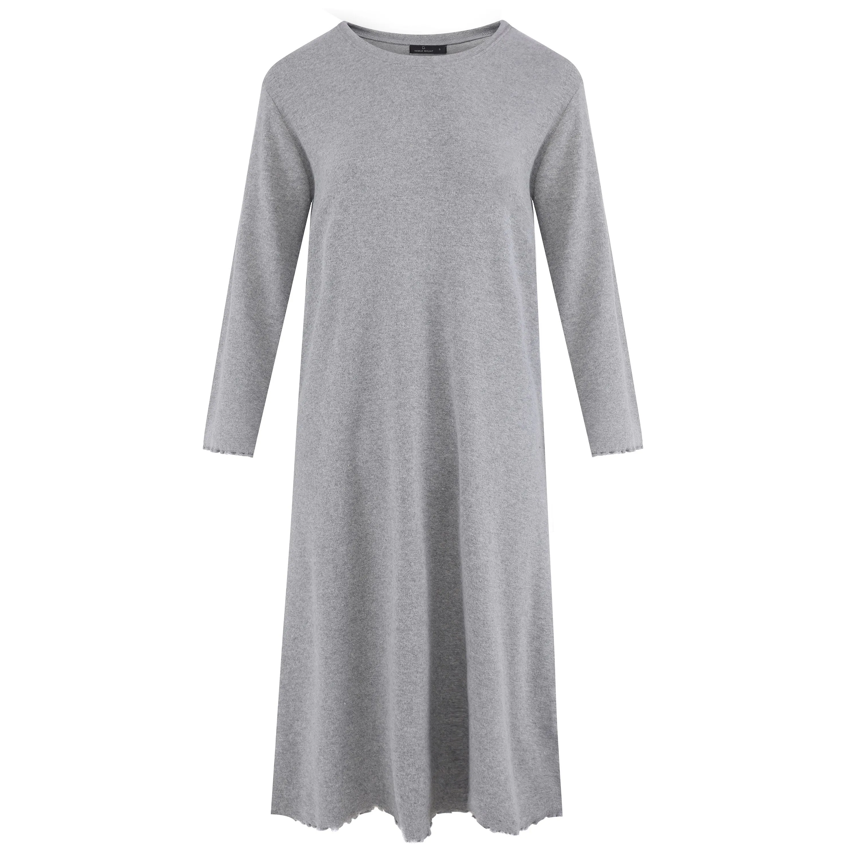 Women's Cozy Rib Sleep Dress (3/4 Sleeve)