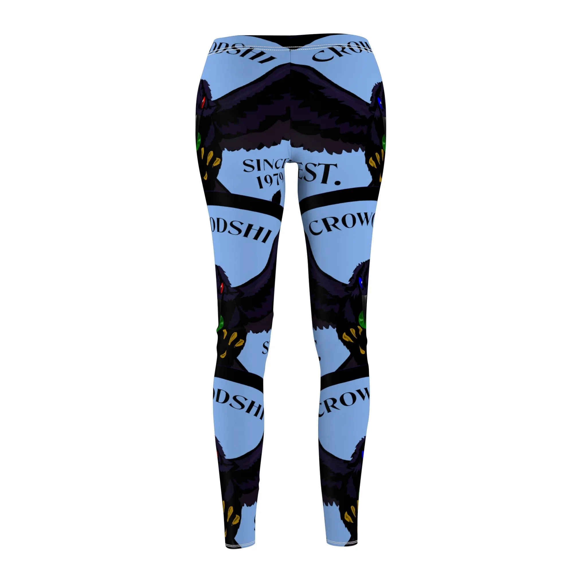 Women's Crowgodshi First Generation #2 Limited Edition Leggings, CAROLINA BLUE LOGO