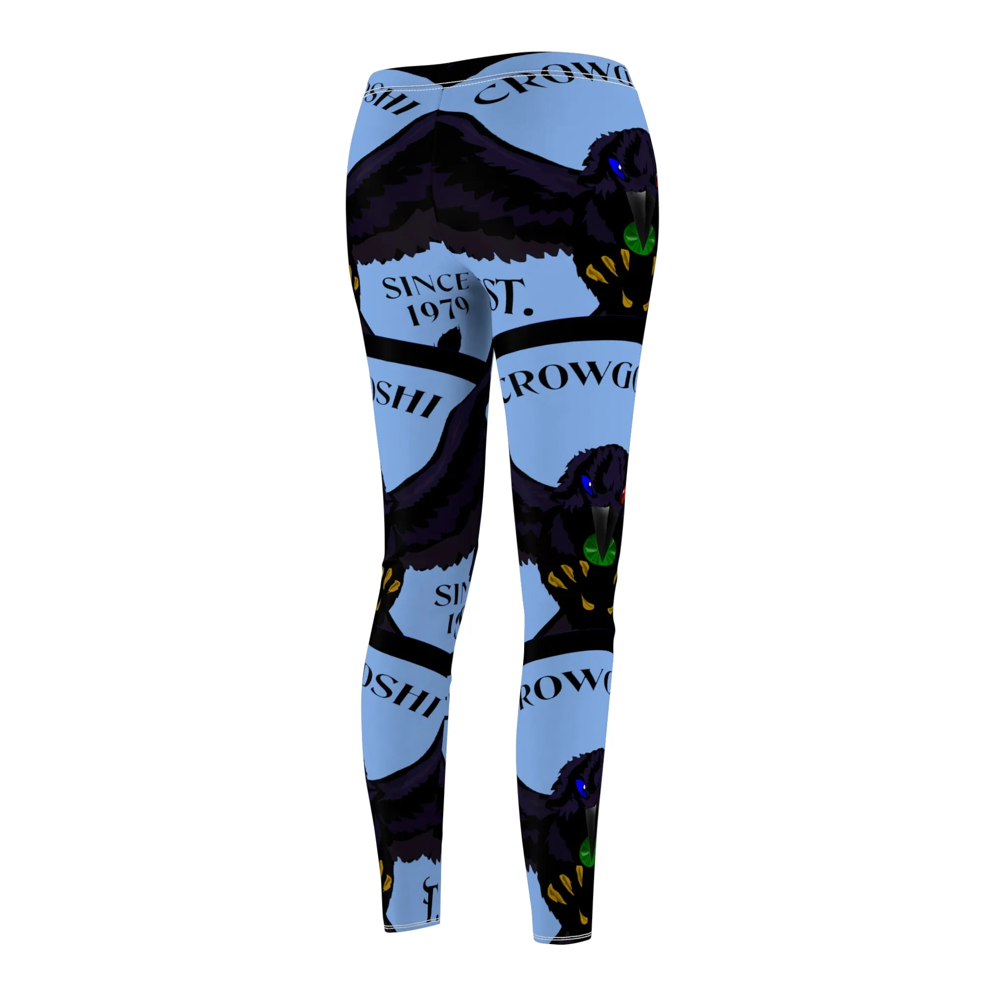 Women's Crowgodshi First Generation #2 Limited Edition Leggings, CAROLINA BLUE LOGO