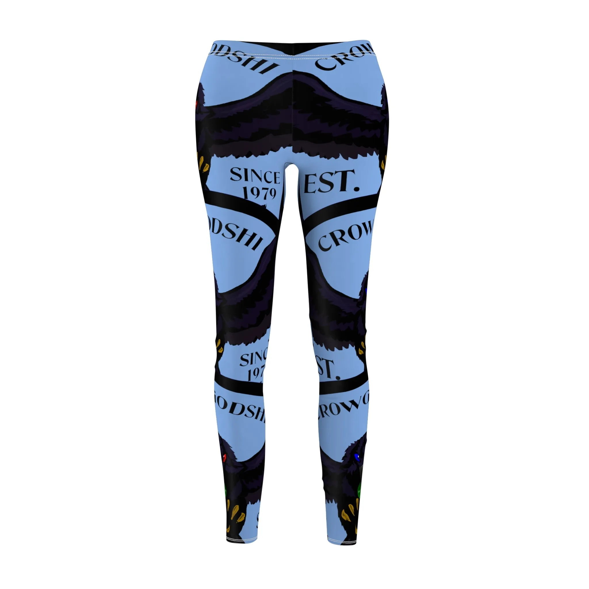 Women's Crowgodshi First Generation #2 Limited Edition Leggings, CAROLINA BLUE LOGO