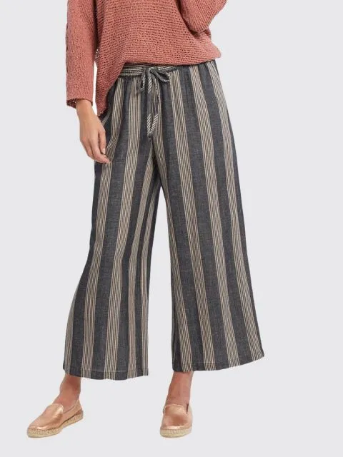 Women's Tribal Jeans | Pull On Wide Legged Pant | Black