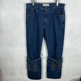 Y/Project Dark Wash Cowboy Jeans