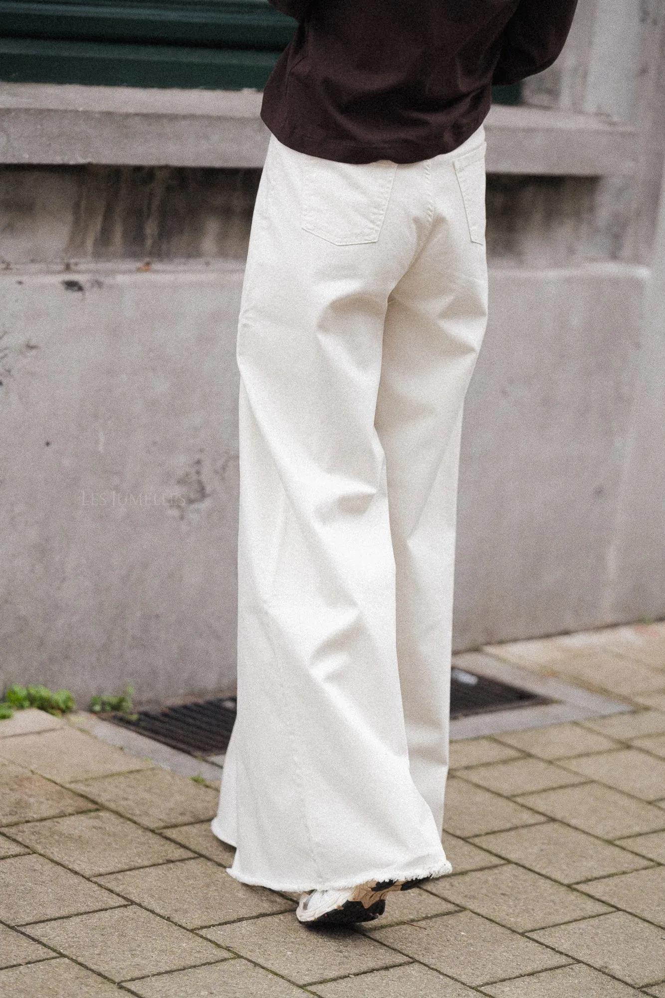 Zola wide legged trousers ecru